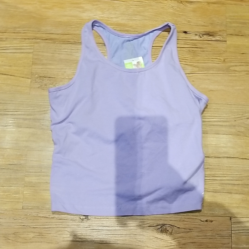 Lavender Fitness Tank Top NWTS sz2XL